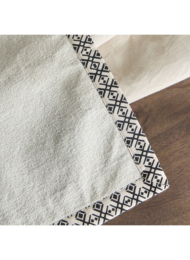 Home Box NoirClay Printed Flange Table Runner - 33x180 cm  - Image 4