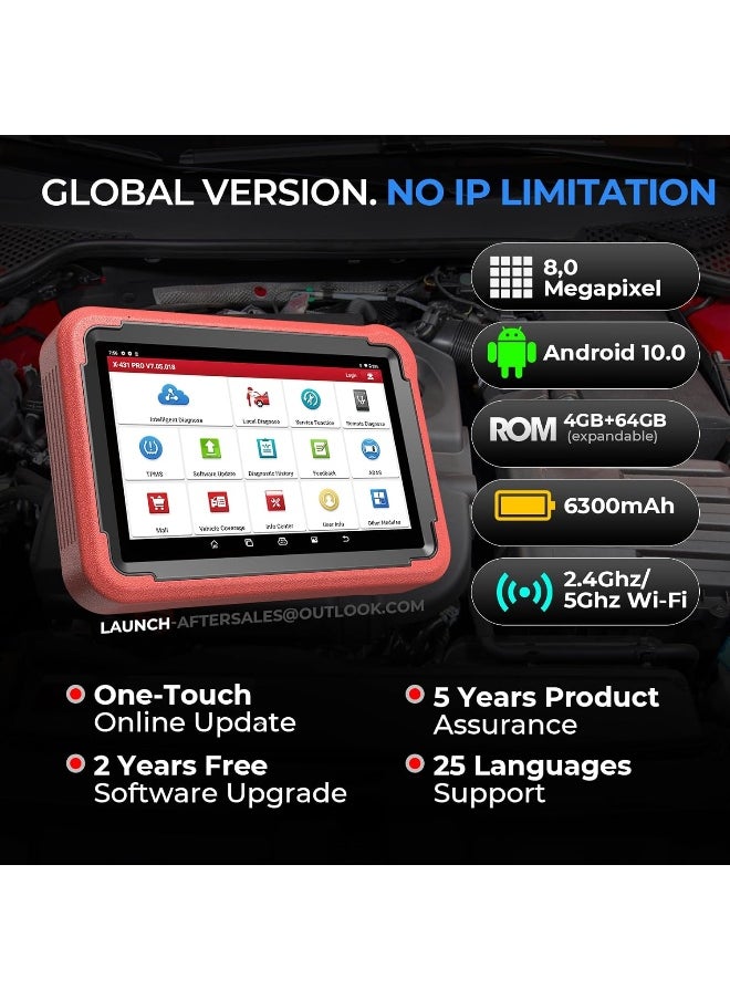 LAUNCH X431 PROS V+ 5.0 Elite Bidirectional Scan Tool