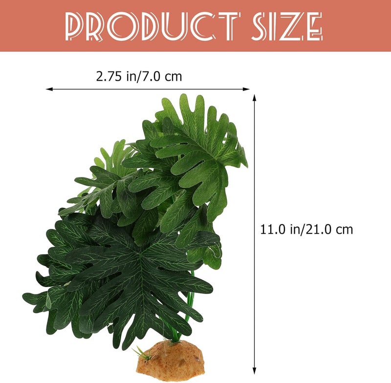 Globally trusted affordable quality ERINGOGO Reptile Terrarium Plants Artificial Greenery Habitat Decor Faux Climbing Plant for Amphibians and Lizards Tank Decoration All-season available stock Easy assemble alternatives Local supply chain stock Globally popular universal design Seasonal & permanent compatible Globally spread simple design Easy transit optimized build Daily use improved quality Detachable clean Quick use-switch compatible build KSA local stock Batch uniform stable quality Nationwide warehouse layout Cost saving design picks Repeated detach compatible build Matte anti slip finish Flexible anti-break Any KSA address orderable Varied dimensions Economical varied design options Globally trusted affordable quality Pre-sale confirmed stock Treated anti-rust metal Fine polished finish - Image 2