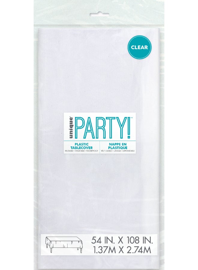 Unique Clear Basic Table Cover - Image 1