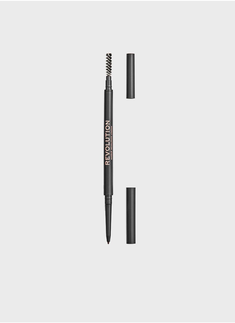 REVOLUTION - Revolution Precise Brow Pencil Medium Brown - Image 1