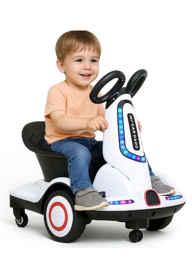 Multifunctional Three-Wheeled Electric Scooter for Children with Two Motors, Music and Electric Lights; Balance Scooter for Boys and Girls.