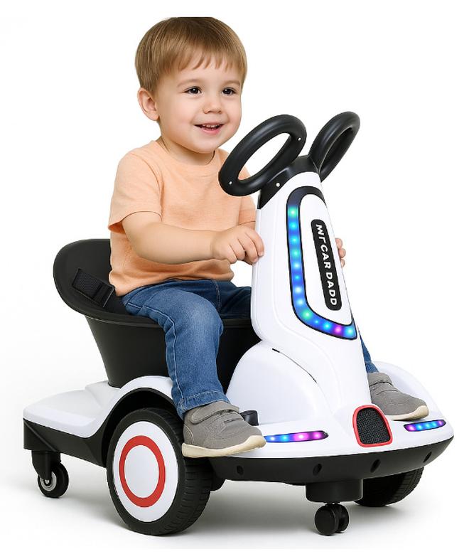 سكوتر كهربائي متعدد الوظائف للاطفال ثلاثي العجلات مع محرك مزدوج وموسيقى واضواء كهربائية للأطفال سكوتر متوازن للأولاد والبنات