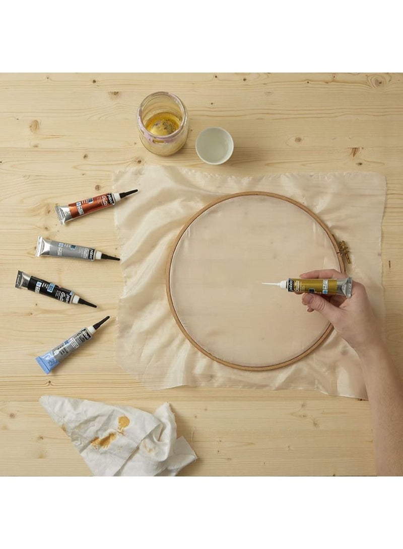 Pebeo Setasilk Silk Painting Water-Based Gutta Tube, 20 ml Colorless - Image 3