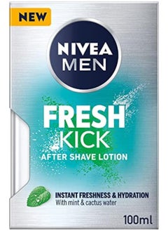 NIVEA MEN After Shave Lotion, Fresh & Cool Mint Extract, 100ml