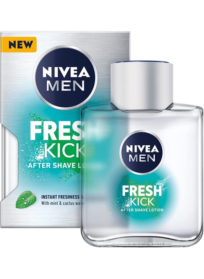 Nivea - NIVEA MEN After Shave Lotion, Fresh & Cool Mint Extract, 100ml - Image 1