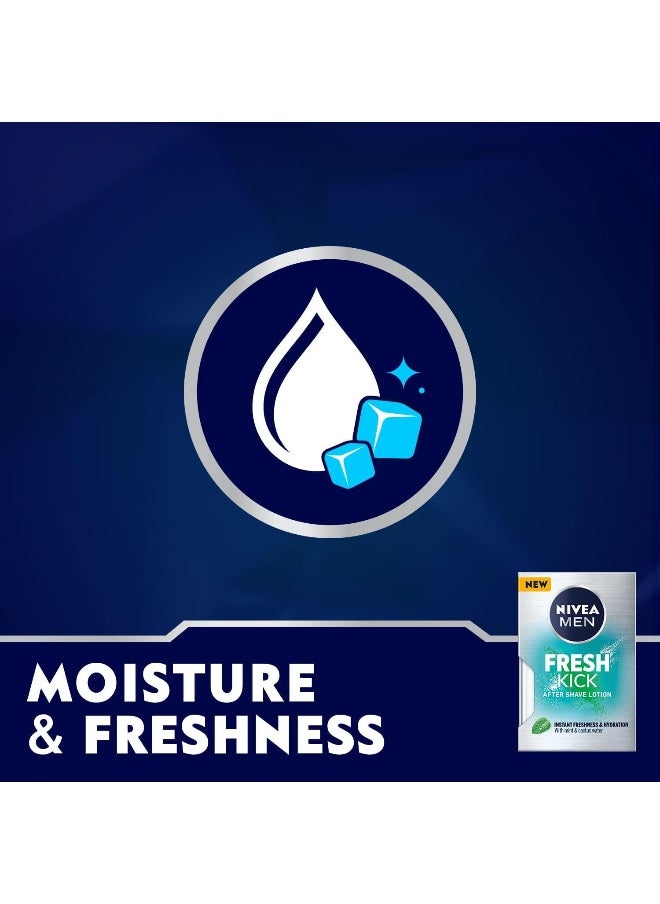 Nivea - NIVEA MEN After Shave Lotion, Fresh & Cool Mint Extract, 100ml - Image 1