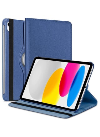 Case for Ipad 10th Generation Case 2022 iPad 10.9 Inch Case, iPad 10 Case Leather Smart Tablet 360° Rotating Case For IPad 10th Gen 2022 Release A2696 A2757 A2777 (Blue) - pzsku/Z8180AF6871ACC7AF37C7Z/45/_/1677517434/4876dc21-8b5d-4f8d-a600-f16c05846238