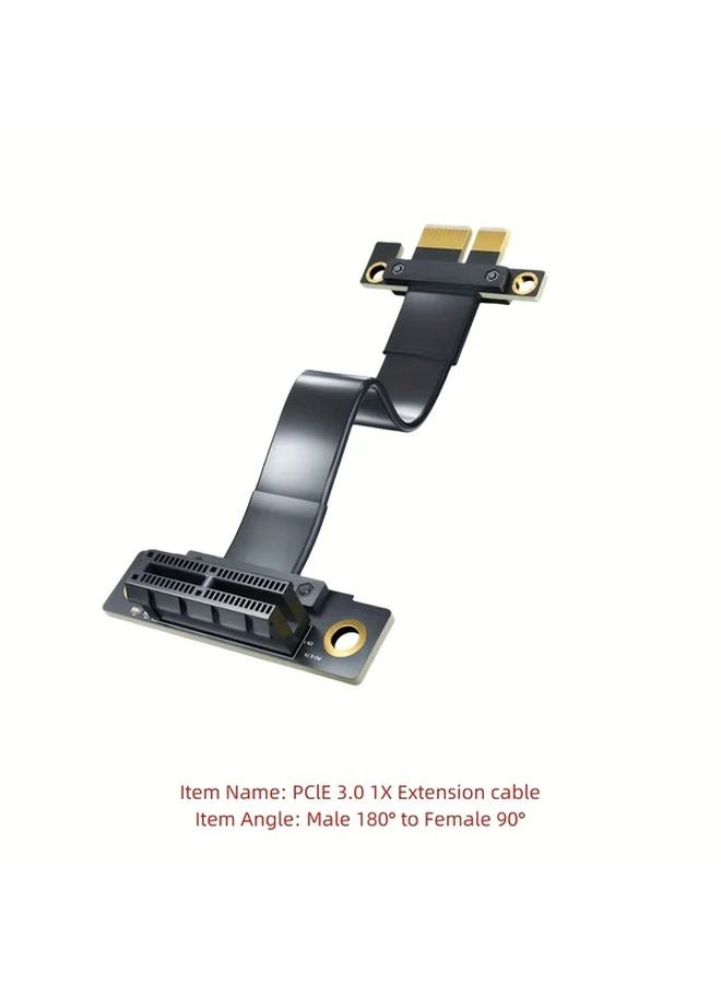 TSR11 42 7122 05 7 87inch PCIE 3 0 1X Extension Cable 90 180 Degree Adjustable Bend - Image 1