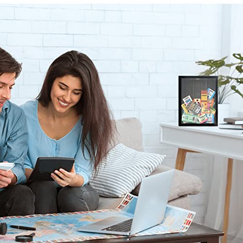 FramePro Ticket Shadow Box 8x10 Top Loading Display Case Frame with Slot on Top, Customizable DIY Sweet Gift, Movie Travel Sporting Events Concert Ticket Stubs Drink Beer Caps- Memory Box - Image 5