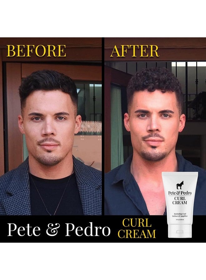 Pete & Pedro Curl Cream Hydrating Curls Hair Definer & Amplifier For Men & Women Natural Shine & Strong Curls & Waves Frizz Reducer Curly & Wavy Hair Types Shark Tank Featured 4 Oz. - Image 4