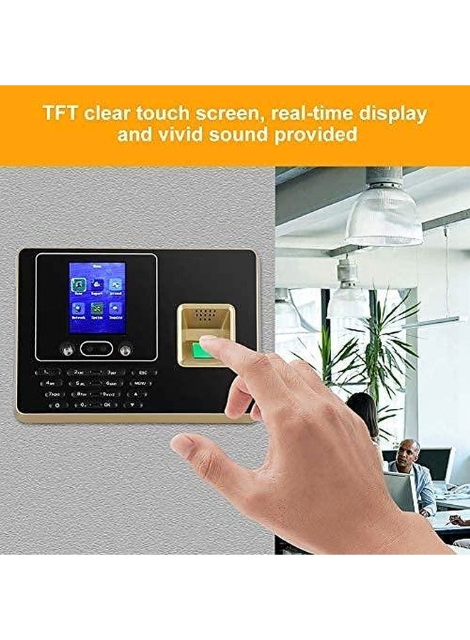 Crony F30 Biometric Time Attendance System with Face Recognition & Fingerprint Scanner, 2.8-Inch LCD Employee Attendance Clock with Password Verification, TCP/IP & USB, 100,000 Record Capacity, Excel Report Export - Image 5
