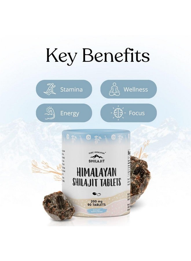 Pure Himalayan Shilajit شيلجيت هيمالايا النقي، قوة عالية للرجال والنساء، 75 حصة من أقراص شيلجيت هيمالايا الأصلية النقية، 85+ معادن نادرة، حمض فلفي، مختبر أمريكي طرف ثالث - Image 3