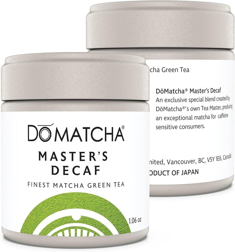 DoMatcha Master's Decaf Matcha Powder - Authentic Japanese Green Tea, Ceremonial Grade, 30g - Image 1