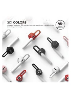 Elago Design Silicone Earpads for Apple AirPods - Red  - Image 5