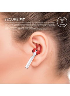 Elago Design Silicone Earpads for Apple AirPods - Red  - Image 2