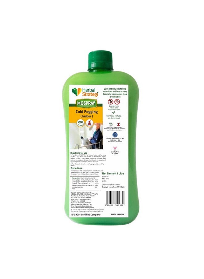 Herbal Strategi Strategi Herbal Cold Fogging Indoor Liquid - 1 Litre - Image 1