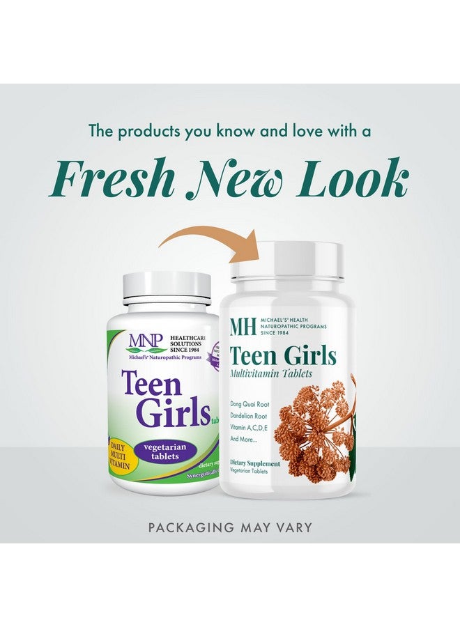Michael's Health Naturopathic Programs Teen Girls Multivitamin - 60 Vegetarian Tablets - with B Complex Vitamins & Female Herbal Blend - Kosher - 30 Servings - Image 3