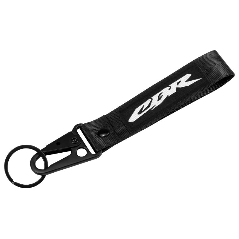 XIDAODIT Motorcycle Nylon Lanyard Keychain KeyRing for All CBR Models CBR650R CBR600RR CBR1000RR CBR11100XX CBR 250 300 500 650F 1100 Black - Image 3