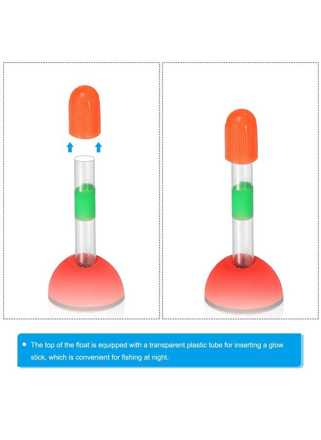 PATIKIL 1oz Fishing Bobbers, 5 Pack EVA Fishing Float for Saltwater Freshwater Fishing, White  - Image 4