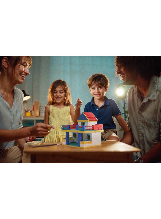 bildits طقم القصر: بناء منزل أحلام مع مسبح، شرفة، وبلكونة، للأعمار 8 سنوات فما فوق، 233 قطعة - Image 5