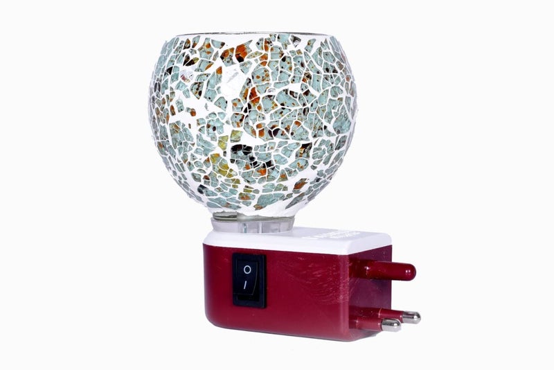 Krishi Multipurpose Ceramic Kapoor Dani Night lamp Electric Incense Burner Aroma Burner with Night Lamp Aroma Kapoor Dani Electric Kapur Burner Electric Dhoop Dani for Home Office S_4 - Image 4