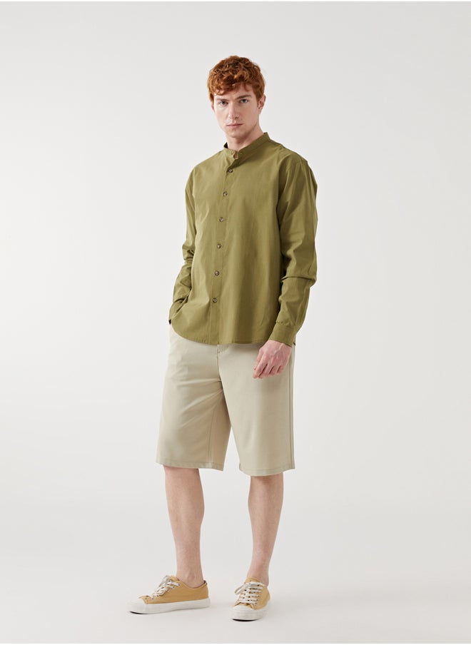 LC WAIKIKI Regular Fit Long Sleeve Poplin Men'S Shirt  - Image 2