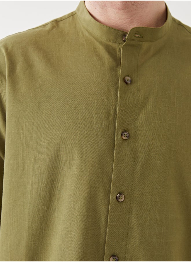 LC WAIKIKI Regular Fit Long Sleeve Poplin Men'S Shirt  - Image 3
