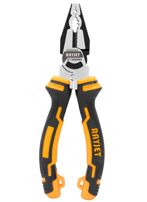 7-inch high-hardness polished black wire cutters | Rust-proof and wear-resistant | Easily cut wires | A must-have for electrician maintenance | Durable and non-slip!