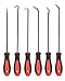 ROTATION Extra Long Precision Hook and Pick Set 6Piece Set Chrome Vanadium Steel Shaft for Remove Hoses and Gaskets Auto and Electronics Maintenance Tools - Image 2