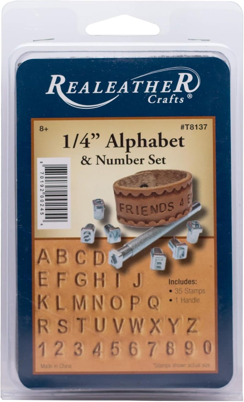 Realeather مجموعة طوابع الحروف والأرقام من ريلذر 07 سم ارتفاع × 67 سم طول × 40 سم عرض - Image 1