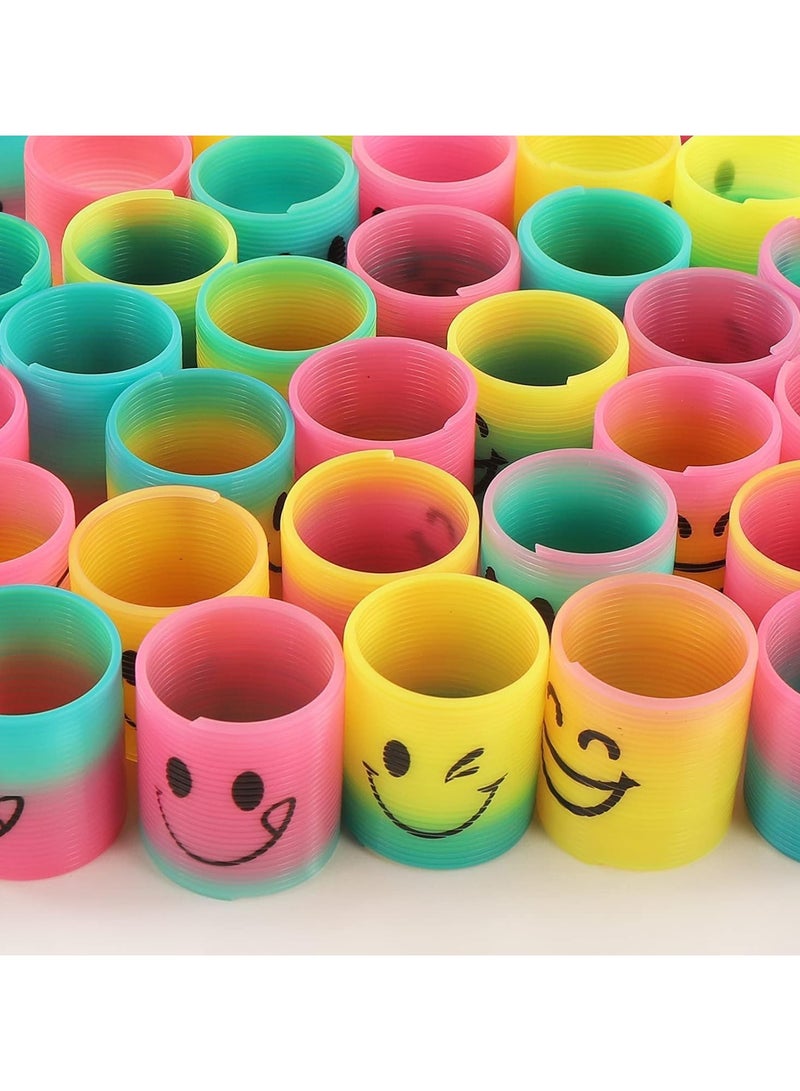 30 Pack Spring Rainbow Magic Fidget Stress Coil Mini Springs Bulk Toys For Party Favor Carnival Prize Birthday Goodie Bag Stuffers For Kids Boys Girls  - Image 5