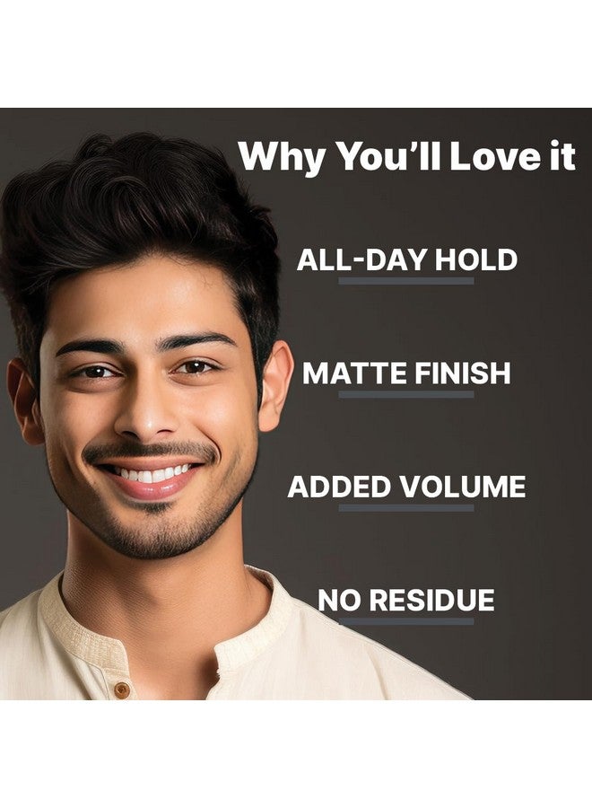 Allman ALL MAN Matte Dust Hair Styling Powder Adds Volume, Instant Hair Styling, All Day Hold With Hydrolyzed Keratin & Aloe Vera | 10g - Image 3