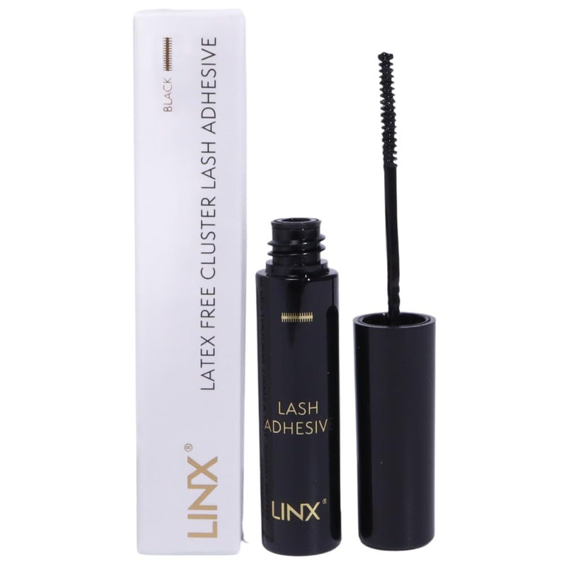 LINX Lash Glue Segmented DIY False Eyelash Cluster Adhesive Latex-Free Mirco Mascara Wand (Black) - Image 1