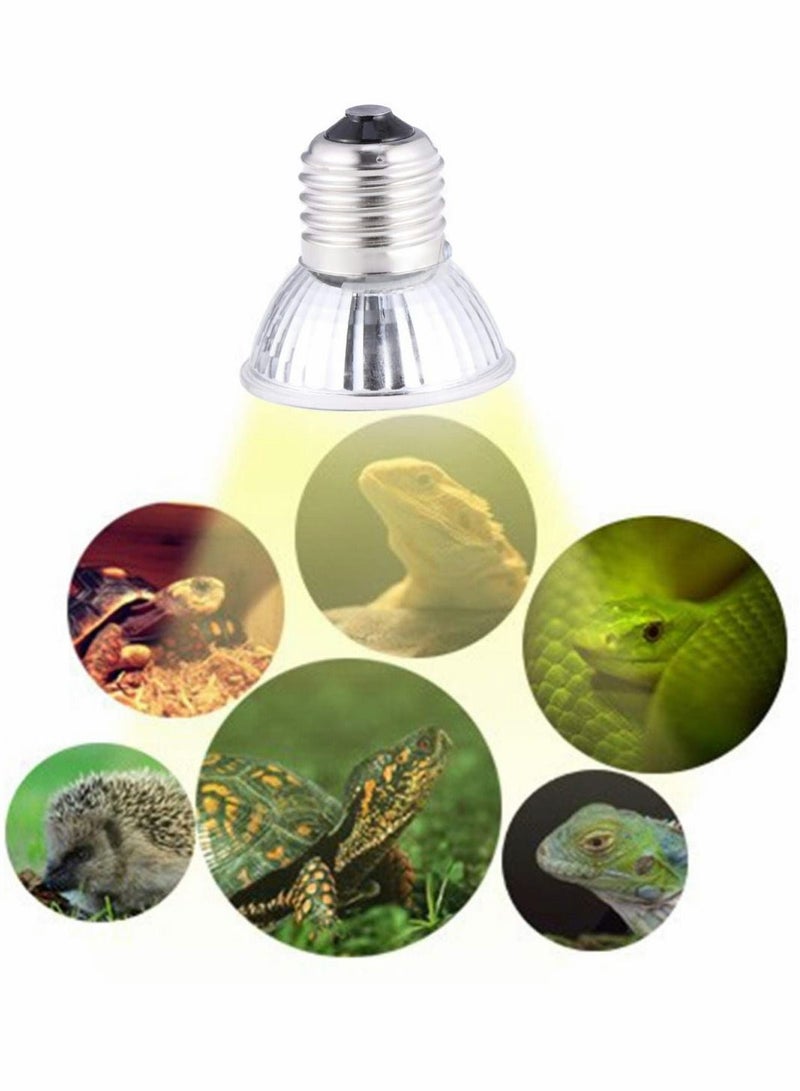 Reptile Lamp Bulb Turtle Basking Light Heating Sun for Lizard Snakes Spiders - Image 4