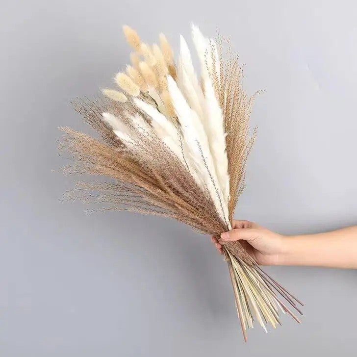 Bluejw Hot Seller Boho Wedding Decor - Dried Pampas Grass Bouquet & Natural Dried Plants Arrangement - Image 5