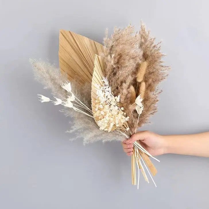Bluejw Hot Seller Boho Wedding Decor - Dried Pampas Grass Bouquet & Natural Dried Plants Arrangement - Image 2