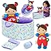 OUOZZZ 10 Soft Baby Doll Set Hispanic Baby Doll Accessories Pretend Playset Doll for 2 Year Olds Girls Social Emotional Learning Birthday Gift for 2 Year Olds Girls - Image 3