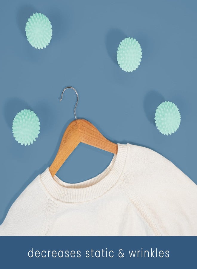 S&T INC. Reusable Plastic Dryer Balls, Fabric Softener for Laundry, Blue, 2.5 in, 6 Pack - Image 5