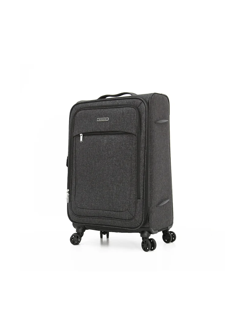 جيوردانو حقيبة سفر بعجلات ناعمة  قطع، أسود