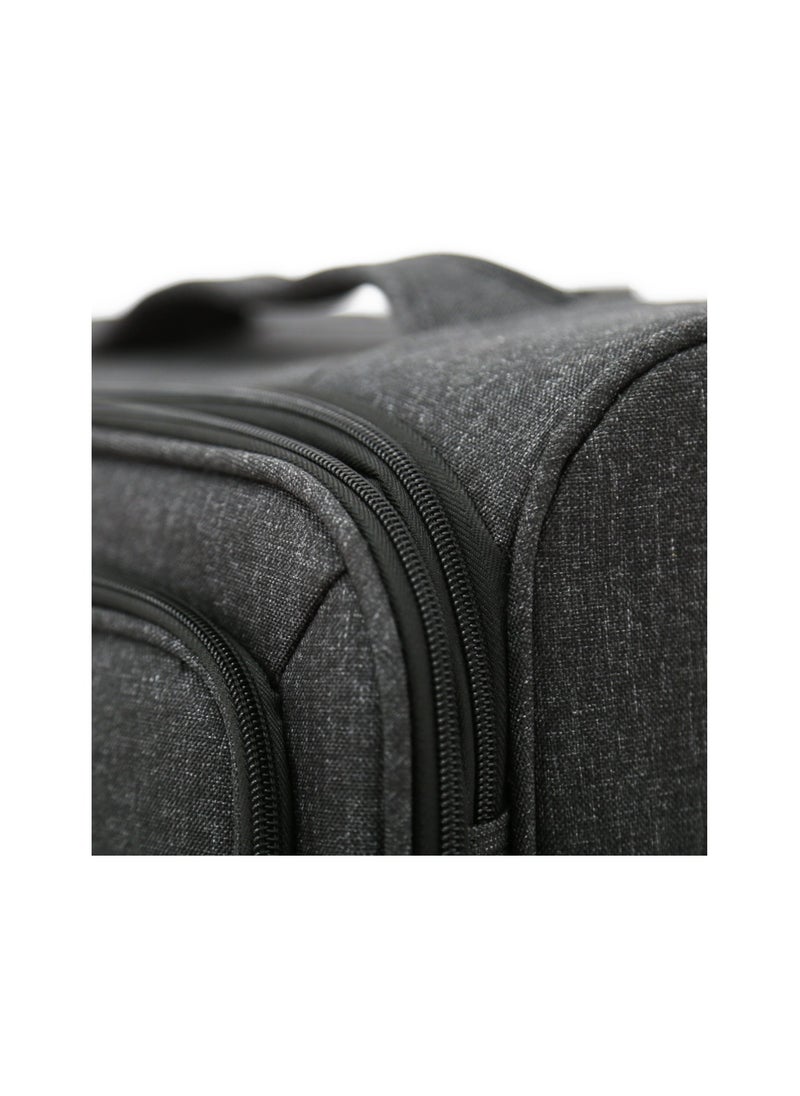 GIORDANO Softside Luggage Trolley Bag 3 Pieces Set,Black (S-20",M-24",L-28")  - Image 4
