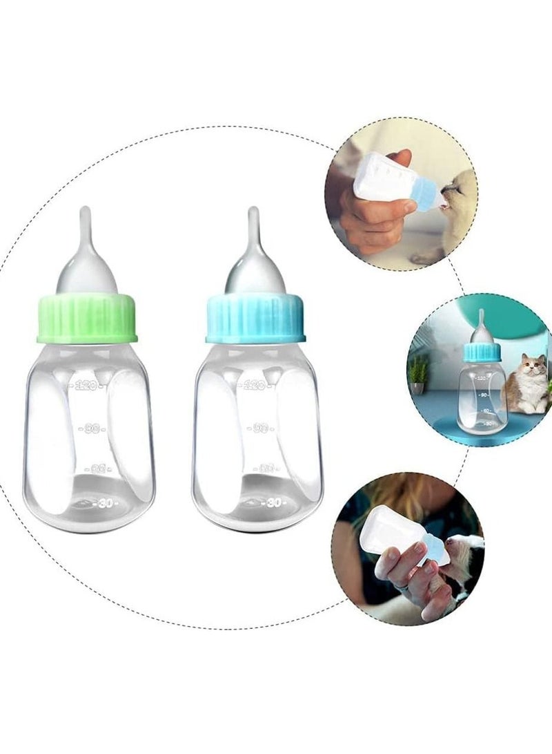 الأزرق جي دبليو Puppy Kitten 120ml Pet Nursing Feeding Bottle, Bottle - 1 Set Plastic Bottles for Nursing, Milk Tools Feeder - Image 5