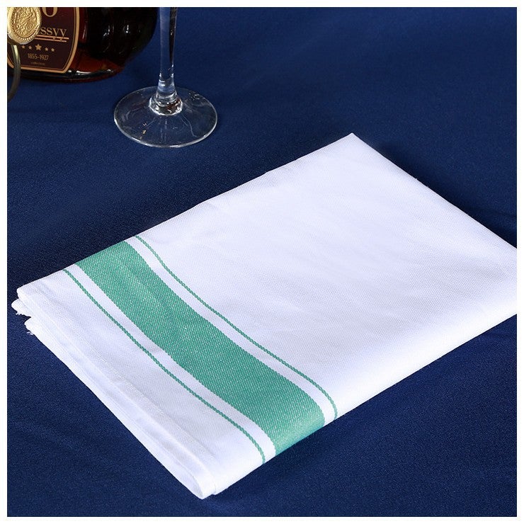 Pure Cotton Mouth Cloth Wipe Cup Cloth Wipe Glass Red Wine Glass Special Cloth Wipe Cloth Clean Cloth Absorbent No Hair Dropping Pure Cotton Wipe Cup Cloth - Image 1