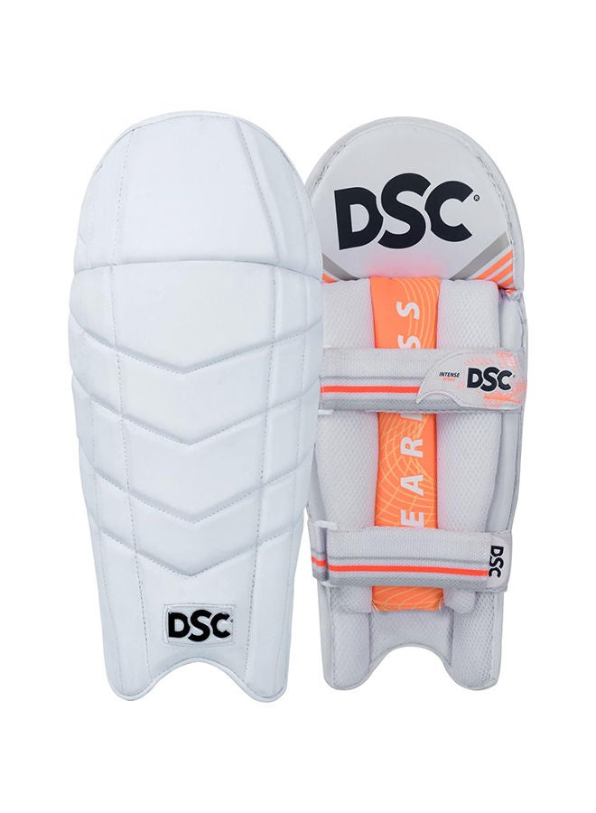 DSC Intense Speed Cricket Wicket Keeping Legguard | Protective Cricket Pads | Comfort Fit Batting Pads | High-Density Foam Protection  - Image 1