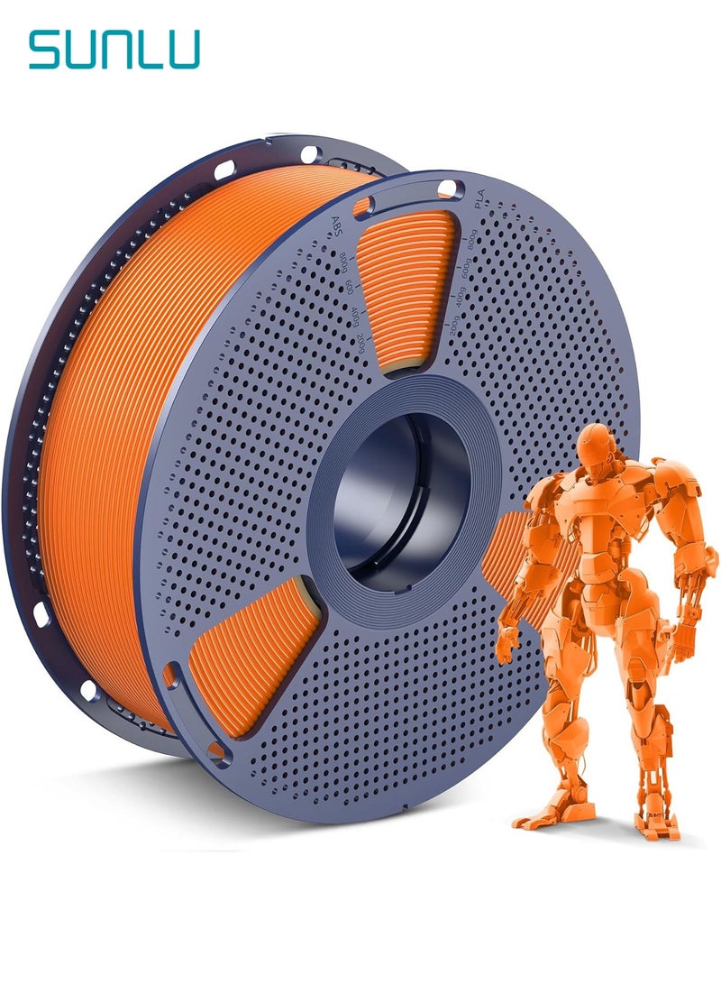 SUNLU PLA 3D Printer Filament PLA Filament 1.75mm, Neatly Wound 3D Printing Filament 1.75mm, Dimensional Accuracy +/- 0.02 mm, Fit Most FDM 3D Printers, 1kg Spool (2.2lbs), Sunny Orange - Image 1