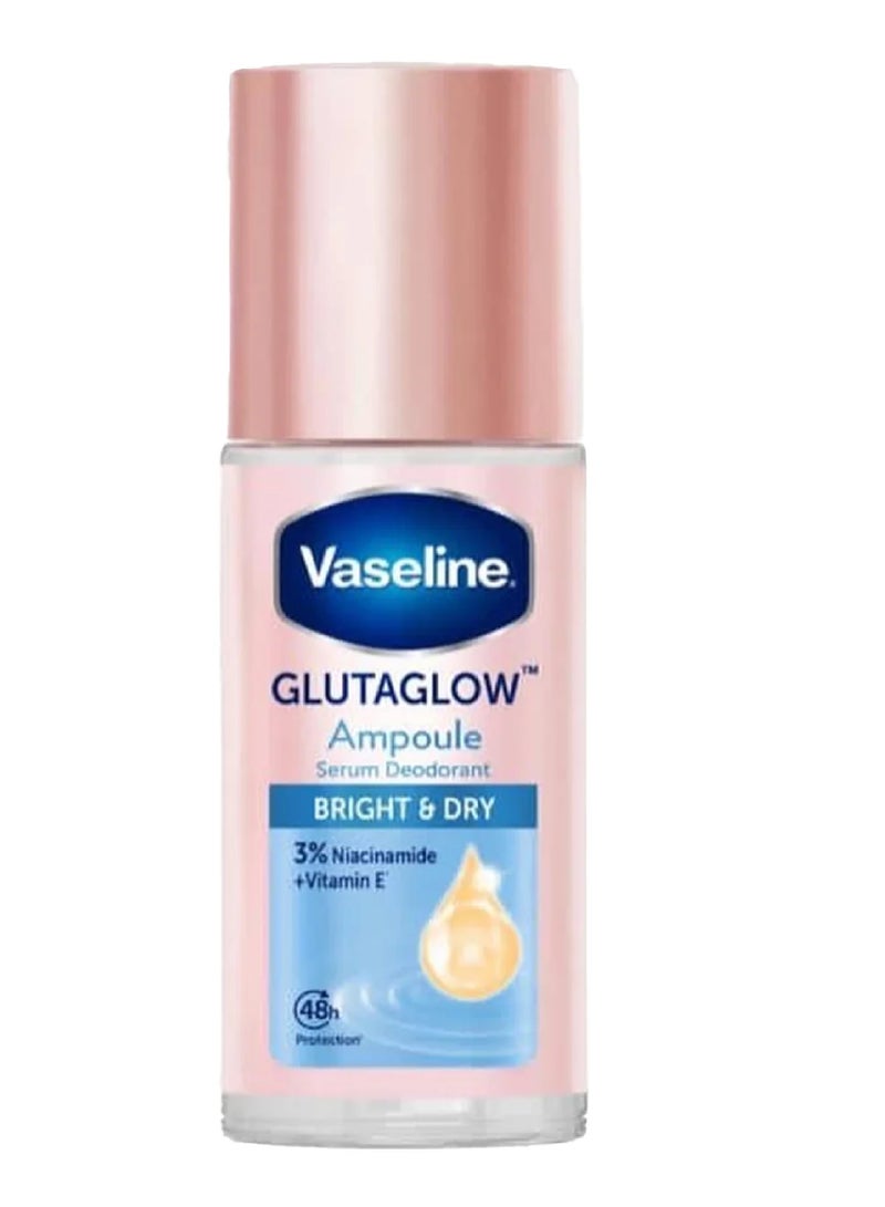 Vaseline أمبولة فازلين غلوتا جلو برايت & دراي ديو سيروم 45 مل