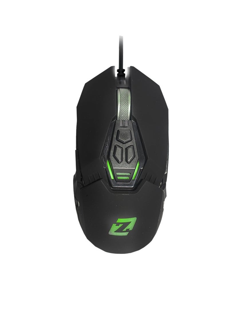 Zero - Zero ZR-2200 Gaming Mouse 3200 Dpi 7 Buttons - Black - Image 1