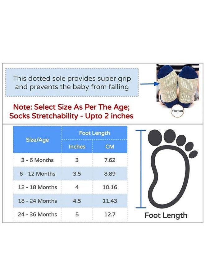 MOM'S HOME - Moms Home Newborn Baby Cmb Bib And Antiskid Socks Set Combo Gift Set ; 0 6 Months ; Blue - Image 1