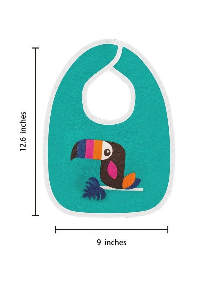 MOM'S HOME - Moms Home Newborn Baby Cmb Bib And Antiskid Socks Set Combo Gift Set ; 0 6 Months ; Blue - Image 1