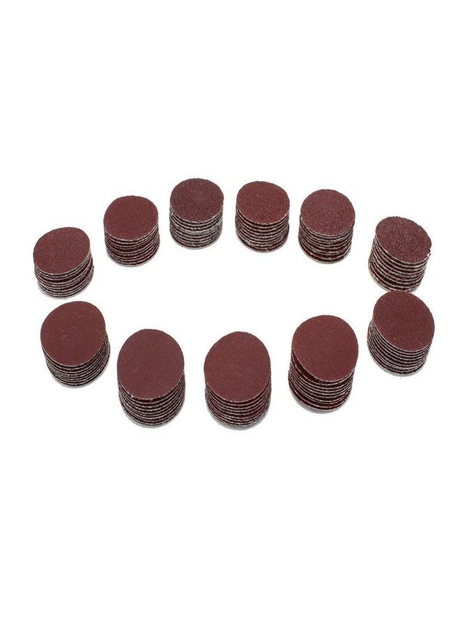 AUTOTOOLHOME 110pcs 1 inch Sanding Discs with 2ps 1/8 Shank Polishing Pads Hook and Loop Sandpaper Abrasive Tool Attachment 40-600Grit - Image 5
